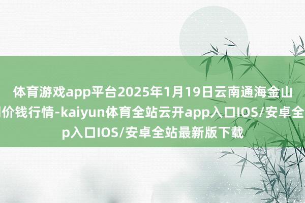体育游戏app平台2025年1月19日云南通海金山蔬菜批发阛阓价钱行情-kaiyun体育全站云开app入口IOS/安卓全站最新版下载