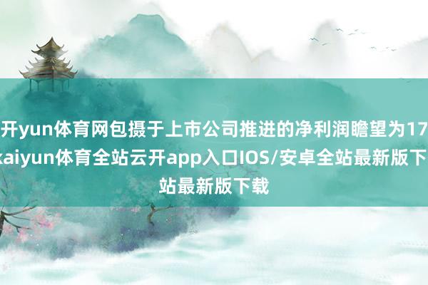 开yun体育网包摄于上市公司推进的净利润瞻望为17-kaiy